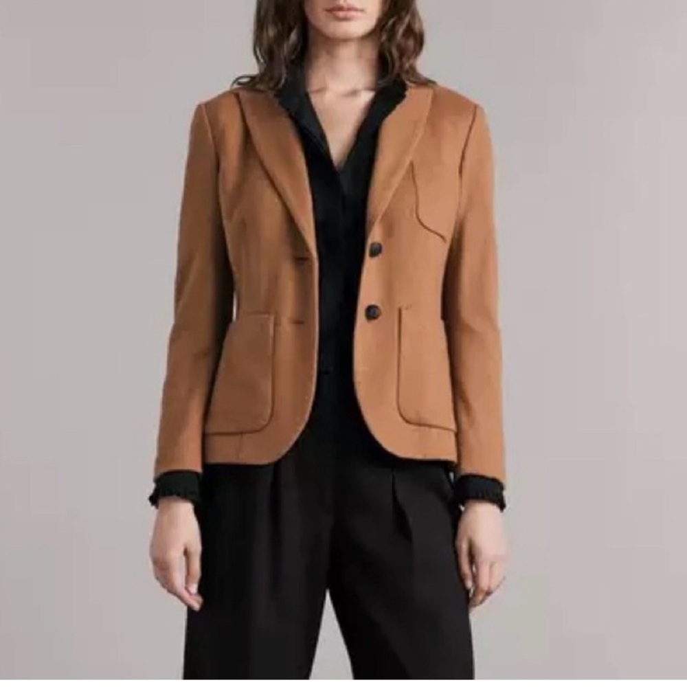 Rag & Bone camel wool blend blazer